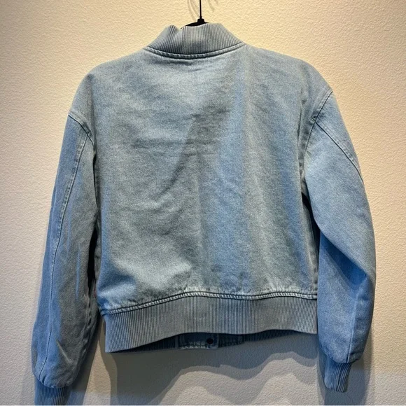 LEVI’S VARSITY Denim Streetwear Bomber Jacket | Size S | Retails $118 | - Picture 9 of 14